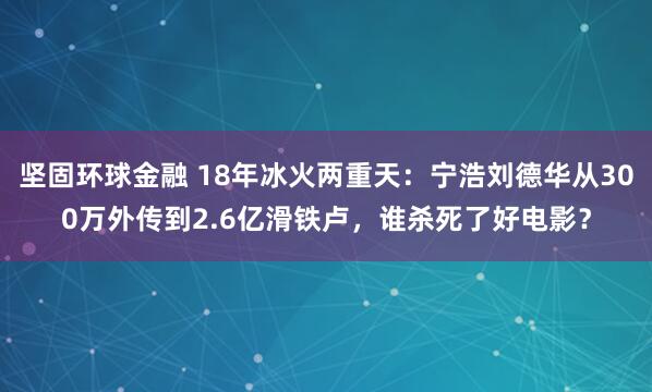 坚固环球金融 18年冰火两重天：宁浩刘德华从300万外传到2.6亿滑铁卢，谁杀死了好电影？