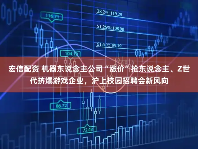 宏信配资 机器东说念主公司“涨价”抢东说念主、Z世代挤爆游戏企业,沪上校园招聘会新风向